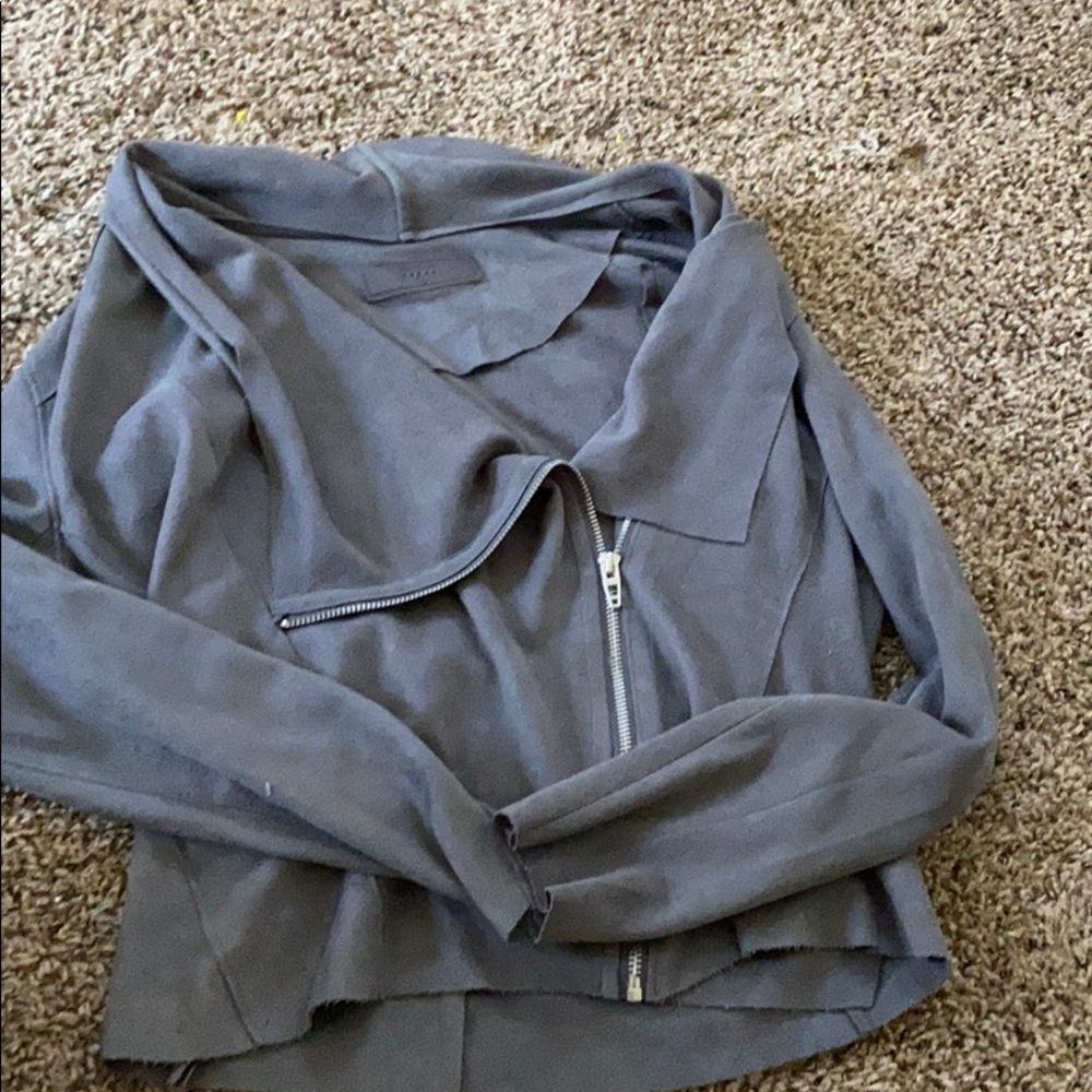 Blazer with zipper